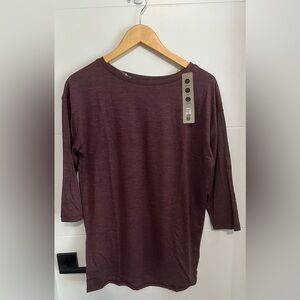 Long-Sleeve Crew-Neck Tunic - Dry Lux Hyba Essentials - Size XS